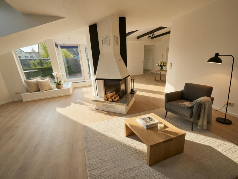 Sofort frei ! 3 Zimmer Dachgeschoß Wohnung in Walllage, mit Garage, Loggia und Einbauküche - Photo 1