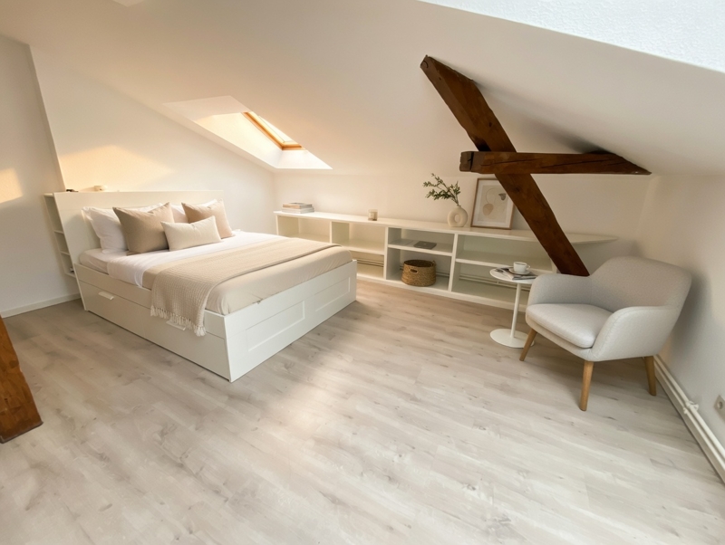 Sofort frei ! 3 Zimmer Dachgeschoß Wohnung in Walllage, mit Garage, Loggia und Einbauküche - Photo 5