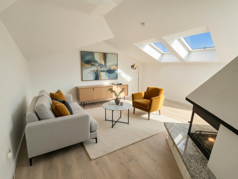 Sofort frei ! 3 Zimmer Dachgeschoß Wohnung in Walllage, mit Garage, Loggia und Einbauküche - Photo 4