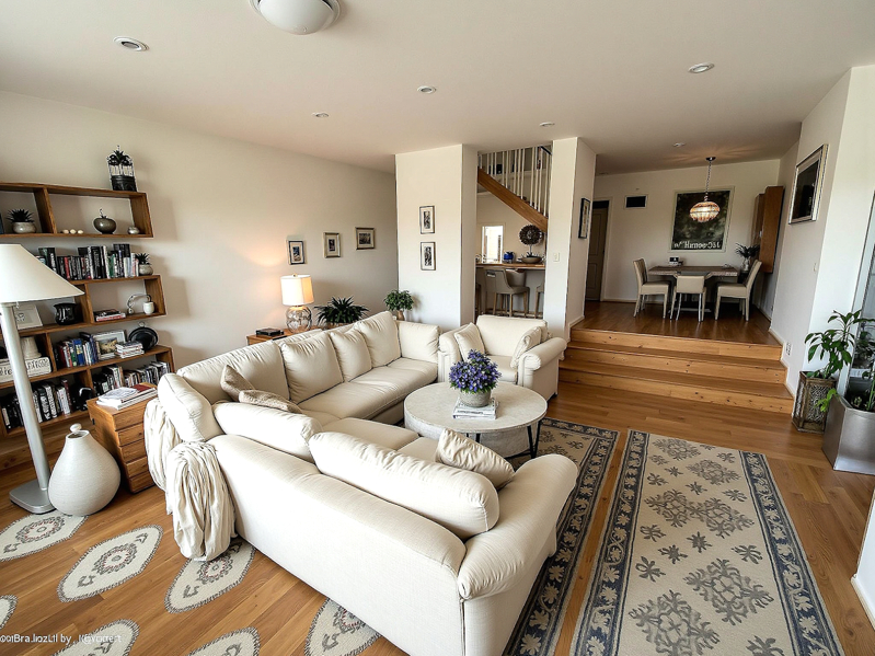 Foto - KI bearbeitet - Wohnzimmer